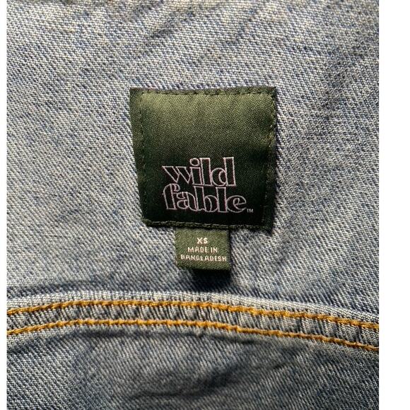 Wild Fable - Distressed Jean Jacket - XS - Great Condition! - Picture 3 of 7